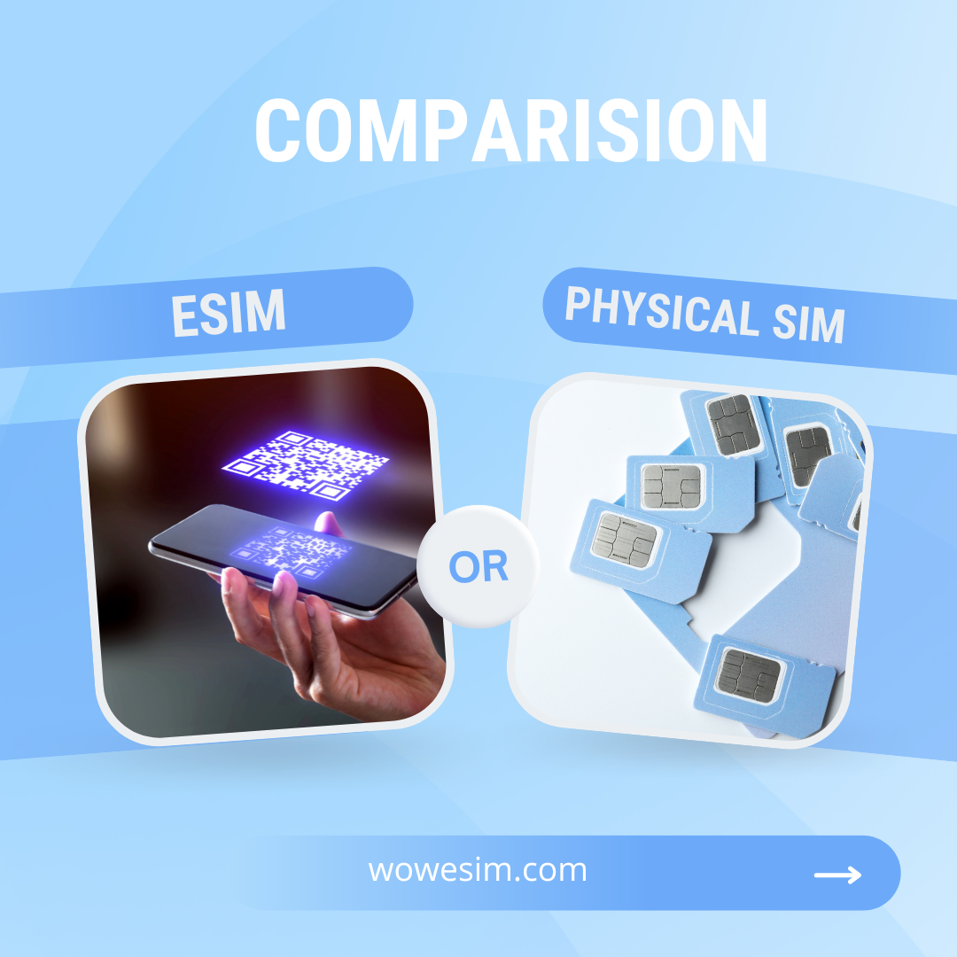 eSIM and Physical SIM: Differences and Choosing the Right One for Travel