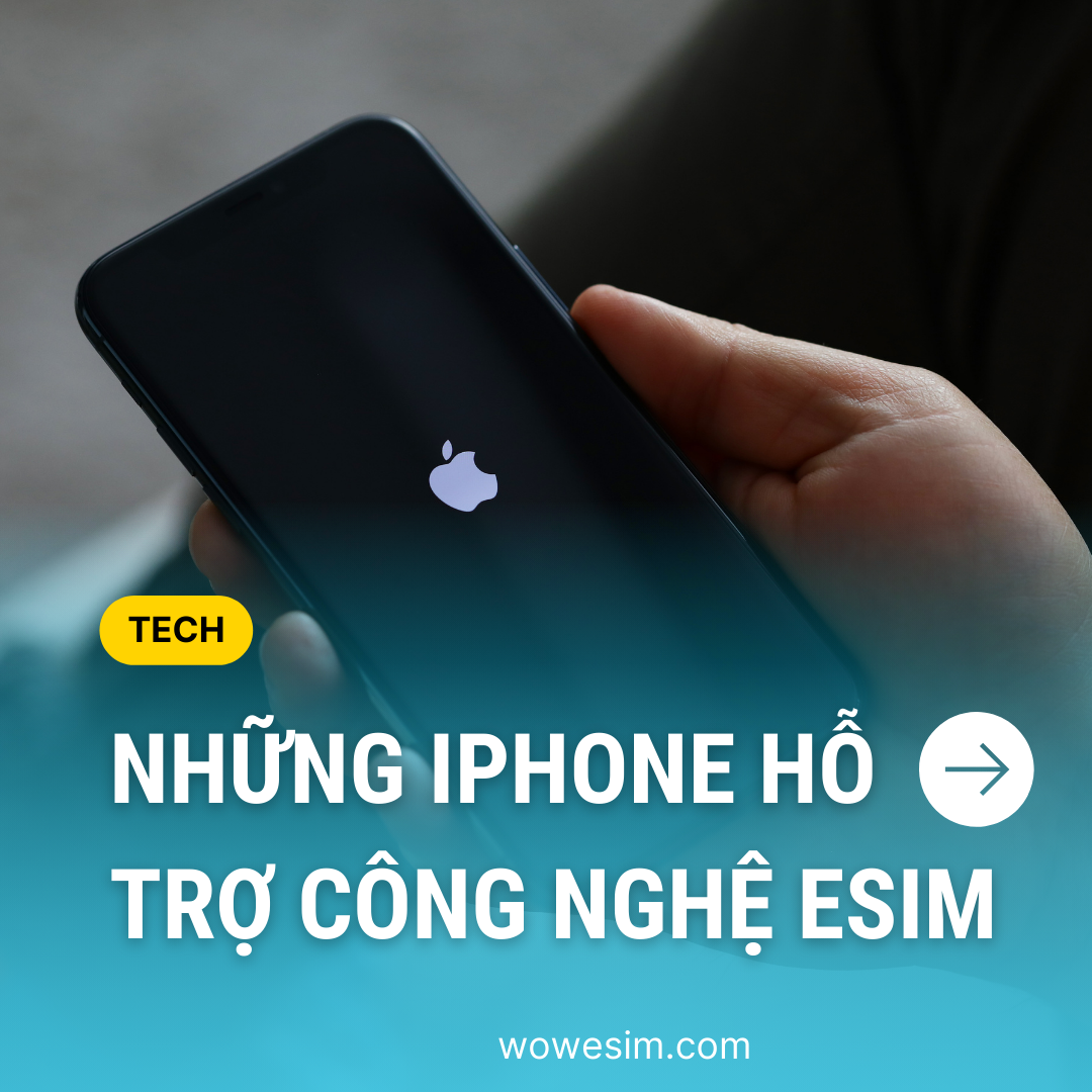 iPhone Hỗ Trợ eSIM: Những Mẫu iPhone Nào Cho Dùng eSIM?